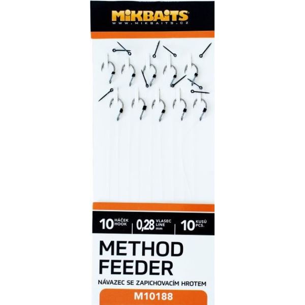 Mikbaits Method Feeder návazce Se Zapichovacím Hrotem 10ks