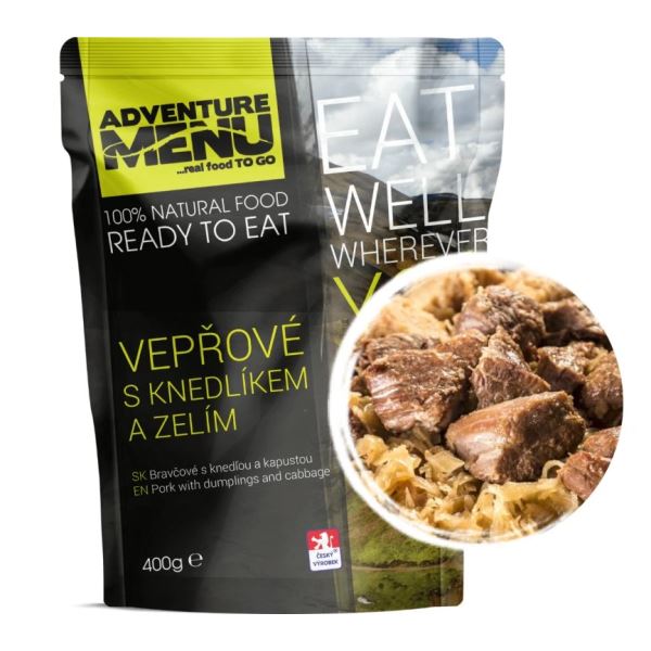 Adventure Menu Vepřové S Knedlíkem A Zelím