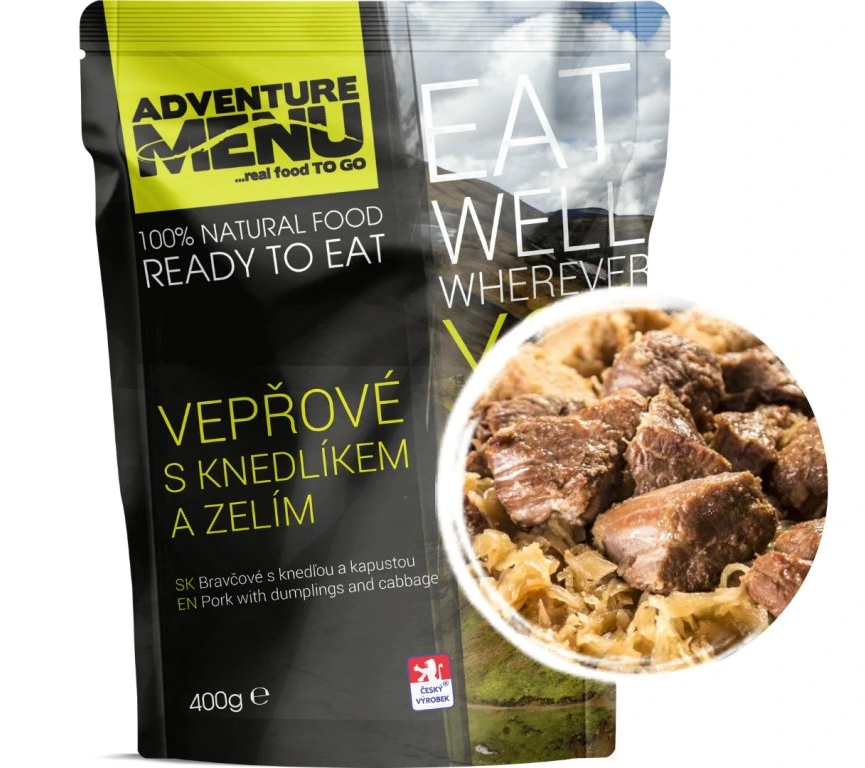 Levně Adventure menu vepřové s knedlíkem a zelím