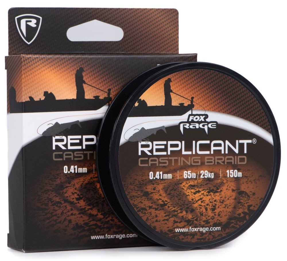 Fox rage splétaná šňůra replicant cast braid 150 m - 0,41 mm 65 lb