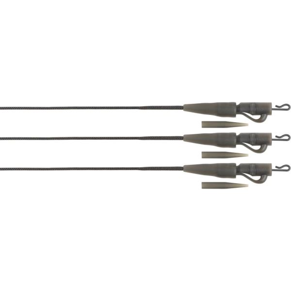 Fox Montáž Edges Naturals Leadcore Leaders 50 lb 75 cm 3 ks