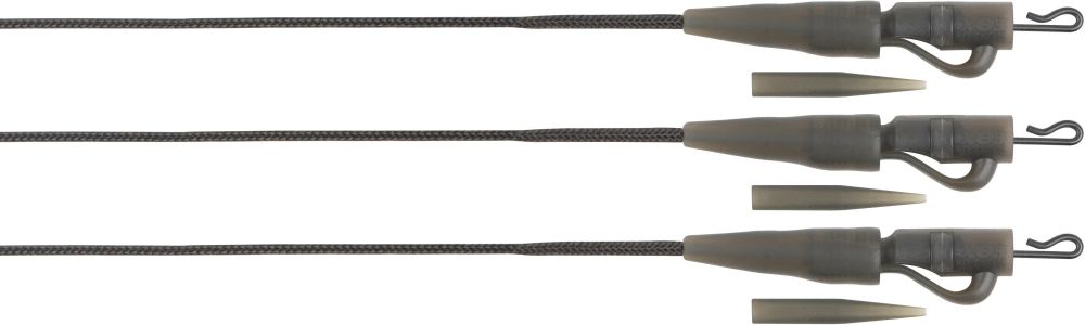 Levně Fox montáž edges naturals leadcore leaders 50 lb 75 cm 3 ks