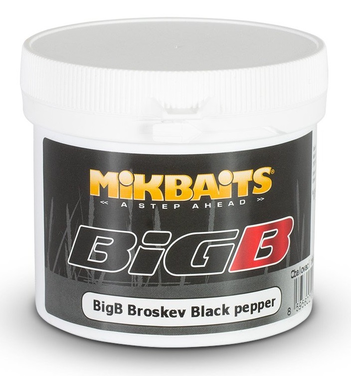 Mikbaits obalovací těsto bigb broskev black pepper 200g