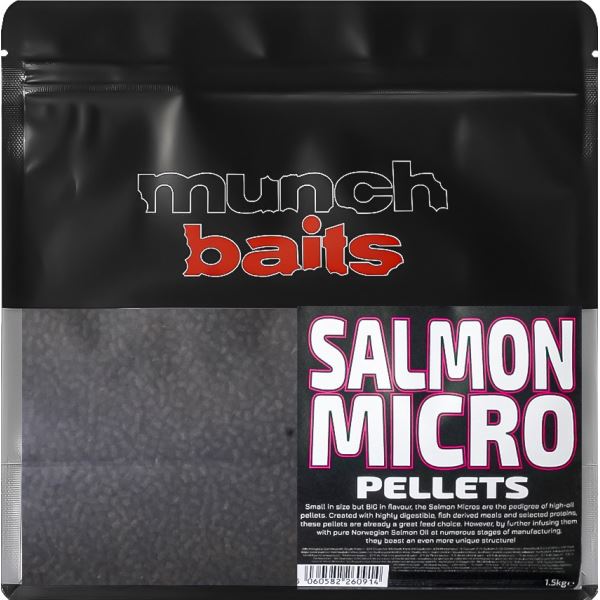 Munch Baits Pelety Salmon Micro Pellets 2 l