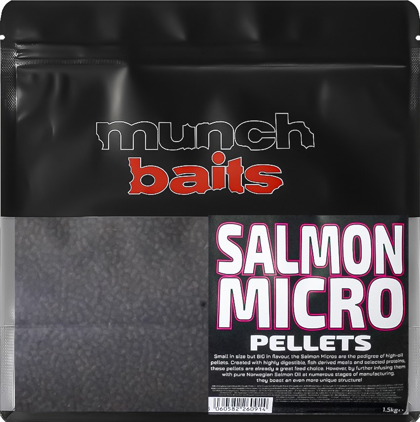 Levně Munch baits pelety salmon micro pellets 2 l