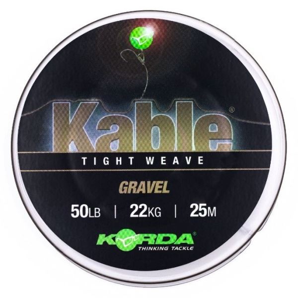 Korda Olověná Šňůra Kable Tight Weave 7 m