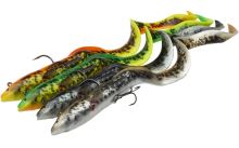 Savage Gear Gumová Nástraha 4D Real Eel Olive Pearl PHP (2)