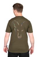 Fox Triko Khaki Head Logo T-Shirt (5)