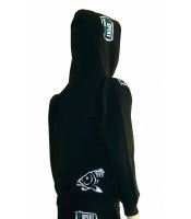 R-SPEKT Dětská Mikina Zipová S Kapucí Carper Kids Black (3)