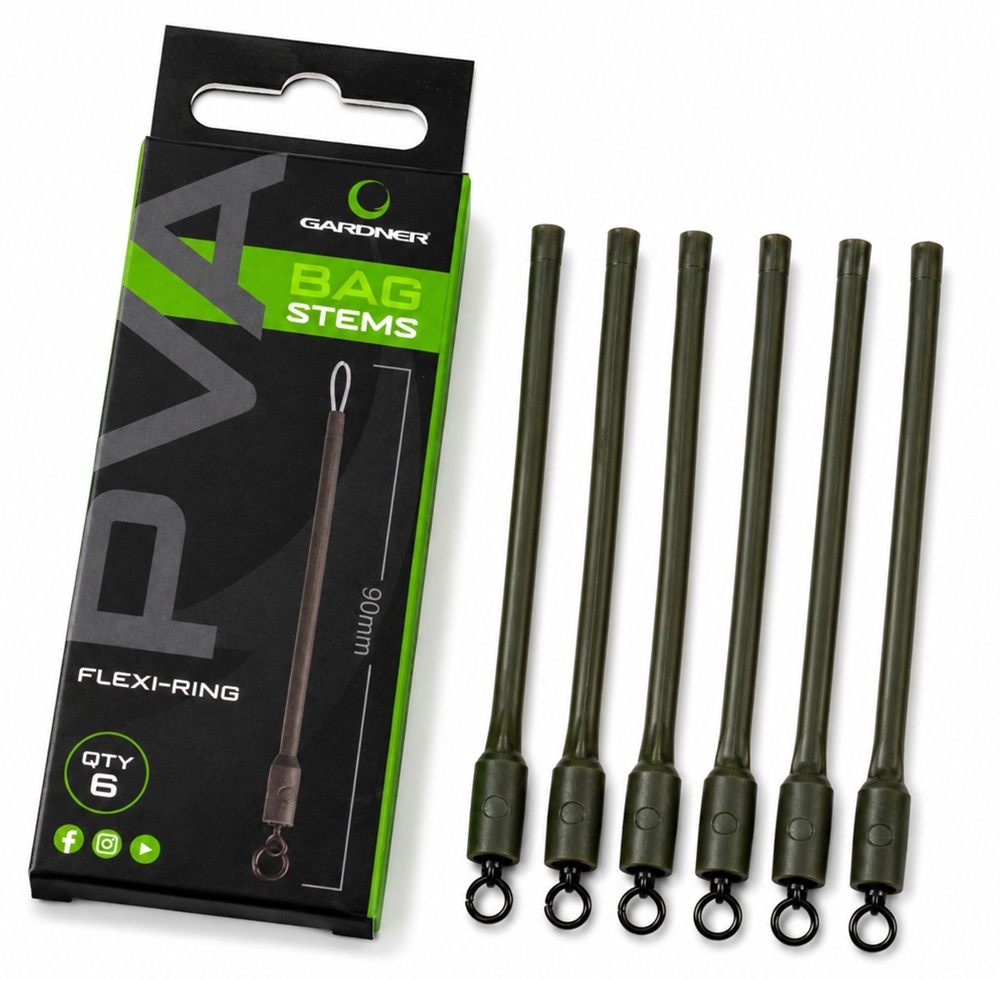 Gardner konektor na pva sáčky covert fused flexi ring pva bag system 6 ks 90 mm