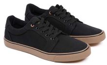 Fox Boty Black Canvas Shoe - 46