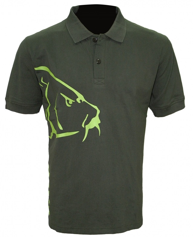 Zfish tričko carp polo t-shirt olive green-velikost l
