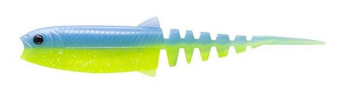 Savage gear gumová nástraha cannibal minnow v-tail blue chart - 10 cm 6,5 g