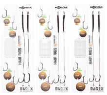 Korda Návazce Basix Hair Rigs Wide Gape Barbless 2 ks (1)