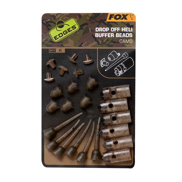 Fox Edges Camo Drop Off Heli Buffer Bead Kit