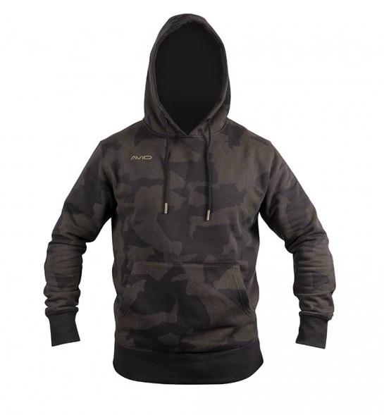 Avid carp mikina distortion camo hoodie - velikost xl