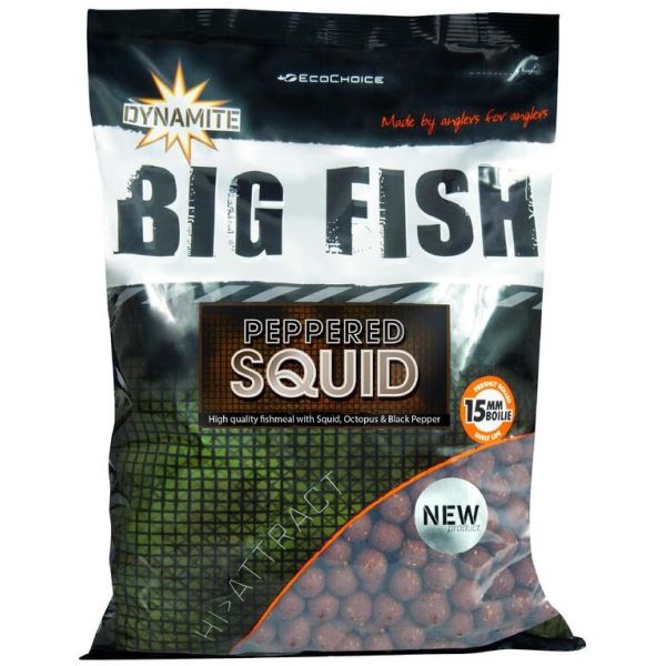 Dynamite Baits Boilies Big Fish Peppered Squid