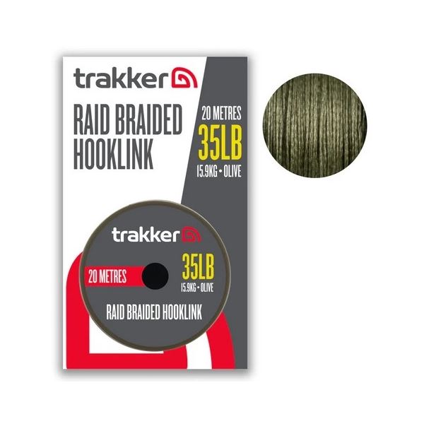 Trakker Návazcová Šňůrka Raid Braided Hooklink 20 m