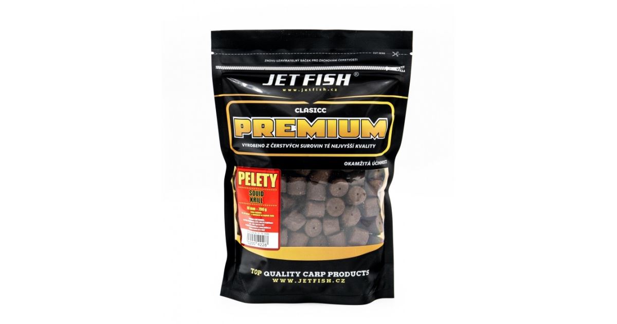 Jet Fish Pelety Premium Clasicc 700 g 18 mm - Squid Krill