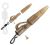 Zfish Závěsky Lead Clip Set &amp; Tail Rubber + QC 6 ks