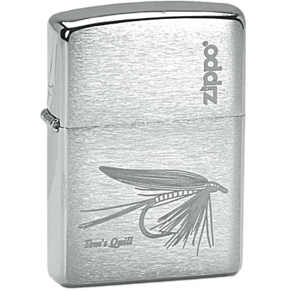 Zippo Benzínový Zapalovač Tom´s Quill Broušený