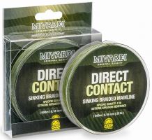 Mivardi Splétaná Šňůra Direct Contact Sinking braid 1200 m Green