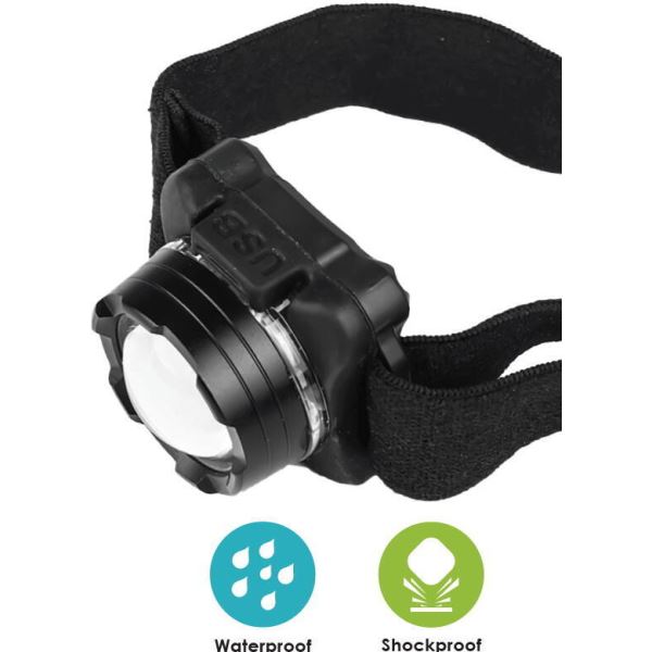 Wolf Nabíjecí Čelovka VEX-150