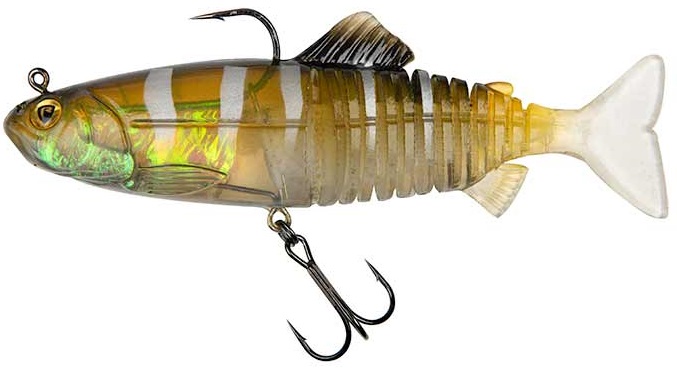 Fox rage gumová nástraha replicant jointed uv ghost ayu - 20 cm 120 g