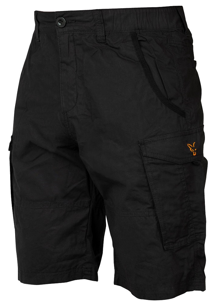 Fox kraťasy collection black orange combat shorts-velikost xl
