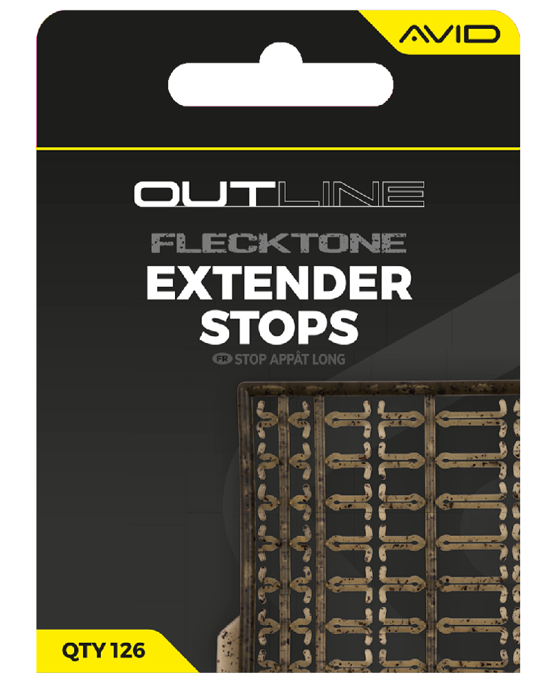 Avid carp zarážky outline flecktone extender stops