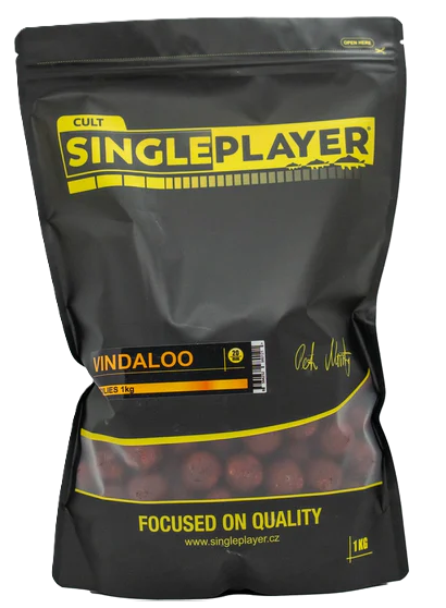 Levně Singleplayer boilies vindaloo - 1 kg 20 mm