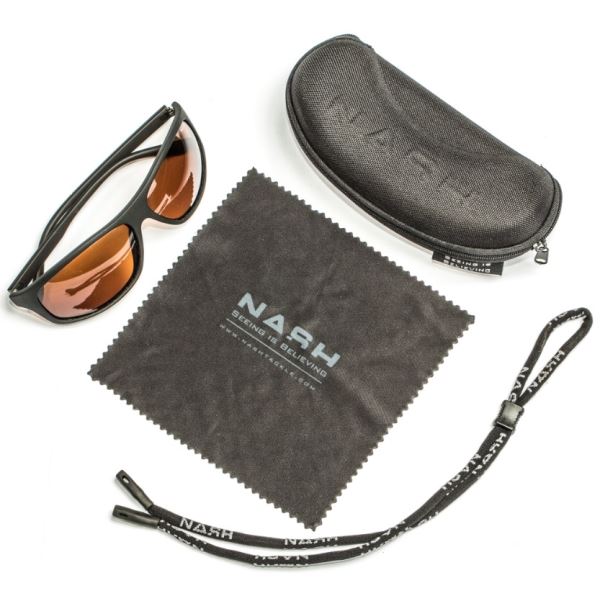 Nash Brýle Amber Wraps