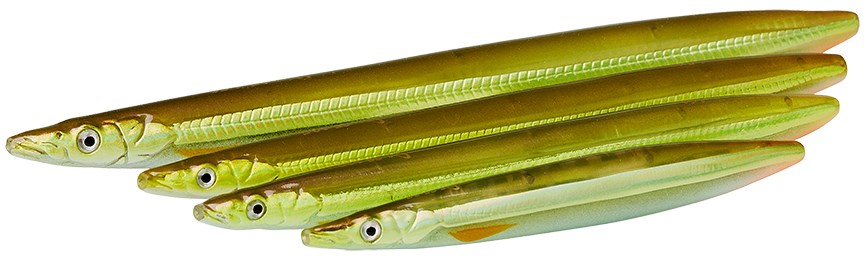 Savage Gear 3D Line Thru Sandeel Sinking Matt White Tobis (6)