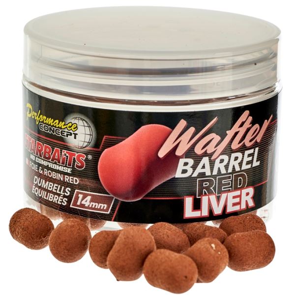 Starbaits Wafter Red Liver 50 g 14 mm