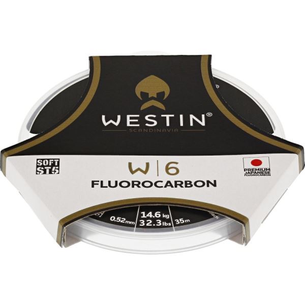 Westin Fluorocarbon W6 ST5 Soft Clear 35 m