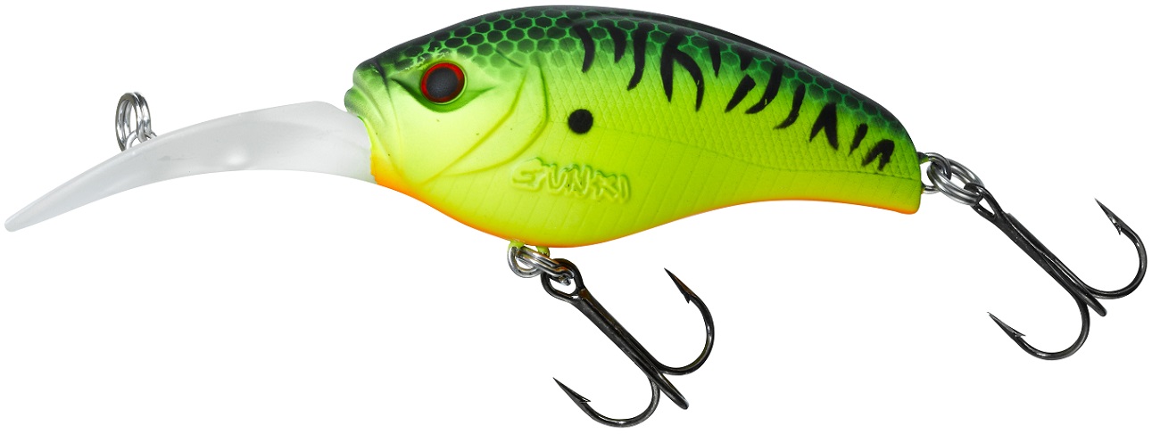 Levně Gunki wobler gigan f 5,5 cm 13,7 g mat fire tiger