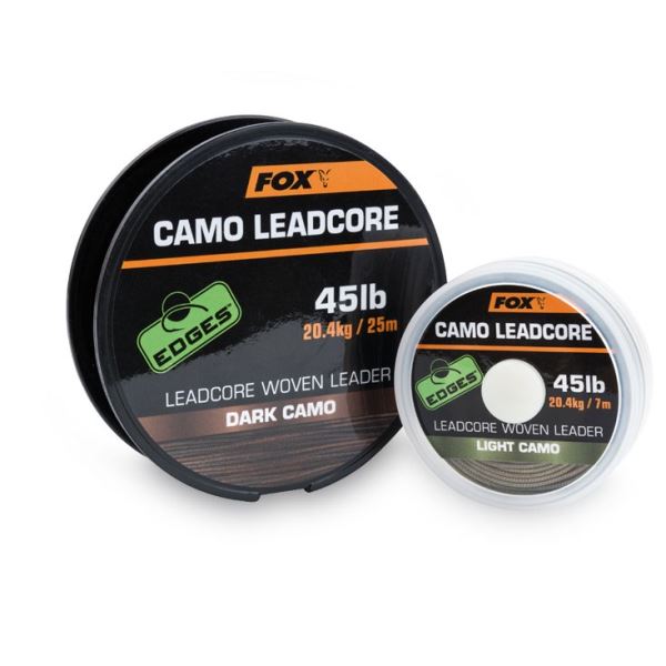 Fox Šňůra s olověným jádrem Camo Leadcore 45 lb