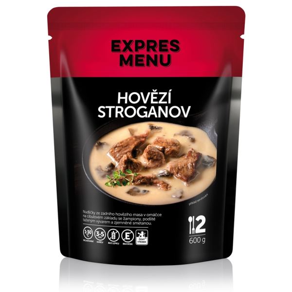 Expres Menu Hovězí Stroganov 600 g