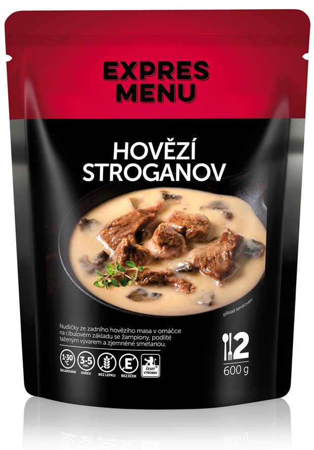 Levně Expres menu hovězí stroganov 600 g