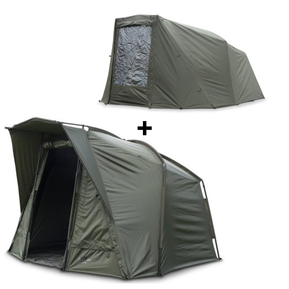 Nash bivak titan t1 + přehoz titan t1 overwrap