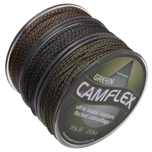 Levně Gardner olověná šňůrka camflex leadcore 20 m 35 lb-barva camo silt