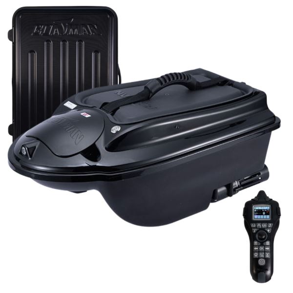 Boatman Zavážecí Lodička Actor Plus S GPS Černá