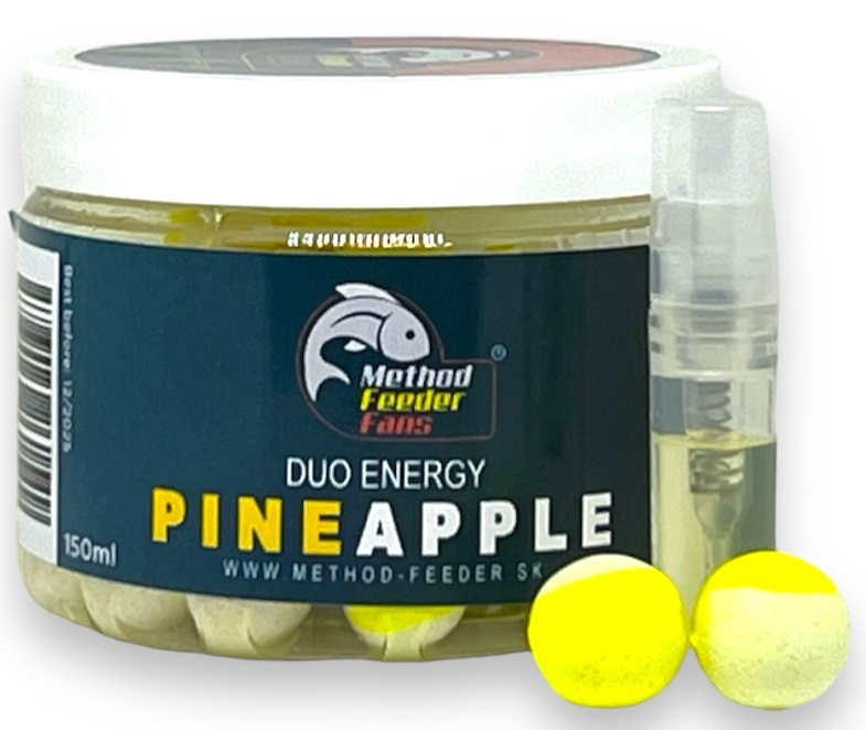 Method feeder fans pop up duo energy 15 mm 100 ml + sprej esence 2 ml - ananas