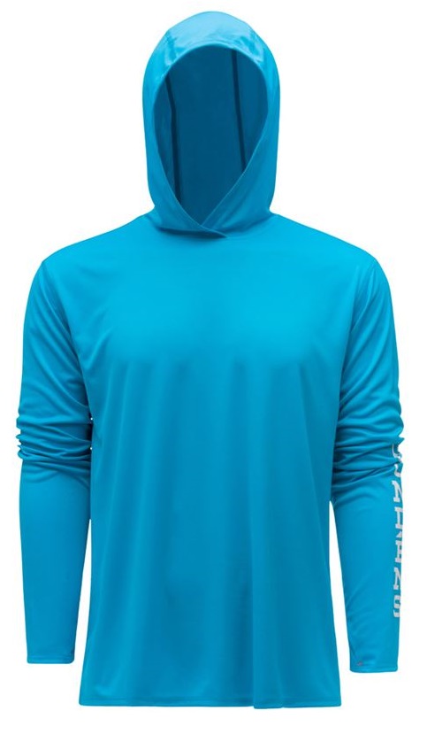 Grundéns funkční uv mikina tough sun hoodie azure - s