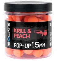 Shimano Plovoucí Boilie Isolate Pop-Up Krill Peach Fluoro Orange - 15 mm 80 g