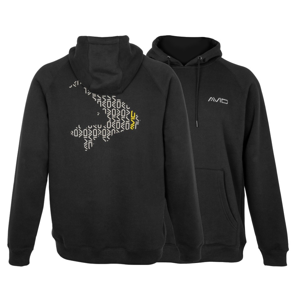 Avid carp mikina compound hoodie black - l