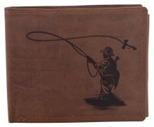 Mercucio Peněženka Světlehnědá Vzor 71 Muškař