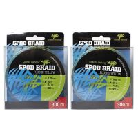 Giants Fishing Splétaná Šňůra Spod Braid Fluoro Yellow 300 m (3)