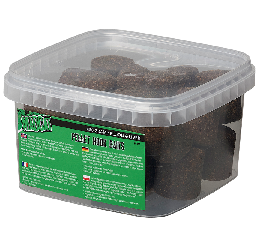 Madcat pellet hook bait 25 mm 450 g - halibut
