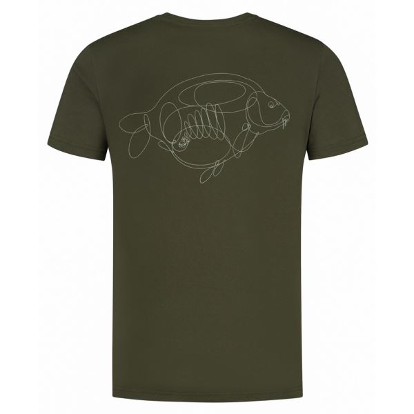 Korda Tričko One Liner Tee Olive